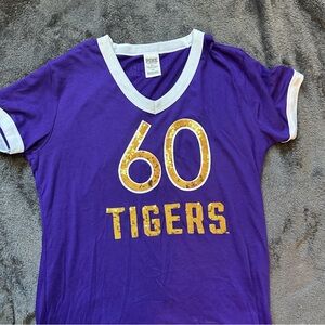 PINK Purple Women’s LSU Shirt Size L